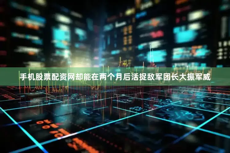 手机股票配资网却能在两个月后活捉敌军团长大振军威
